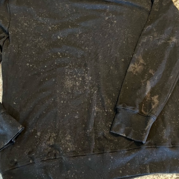 XL NEW Lightwear EZwear Spring Black Fried Fall Winter Womens Black Sweatshirt - Picture 11 of 11